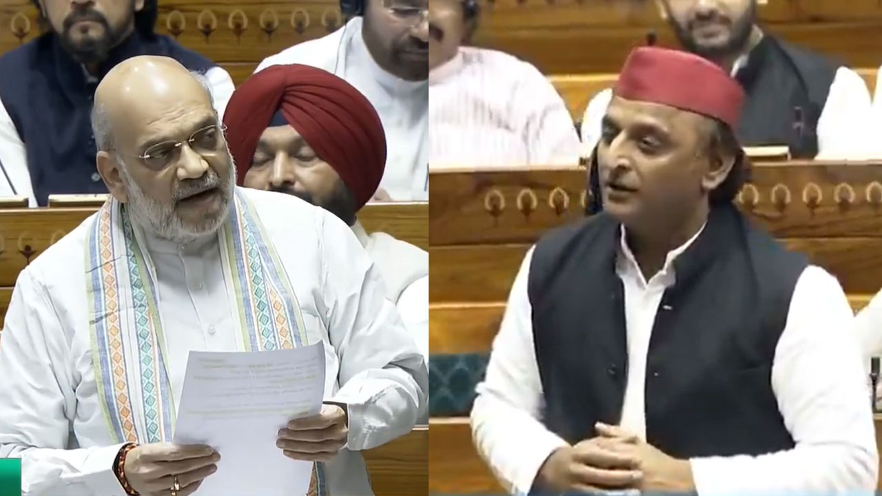 Shah-Akhilesh Banter Adds Light Moment to Heated Waqf Bill Debate