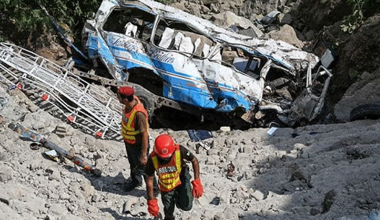 Bus Crash: 16 Killed After Vehicle Plunges Into Ravine