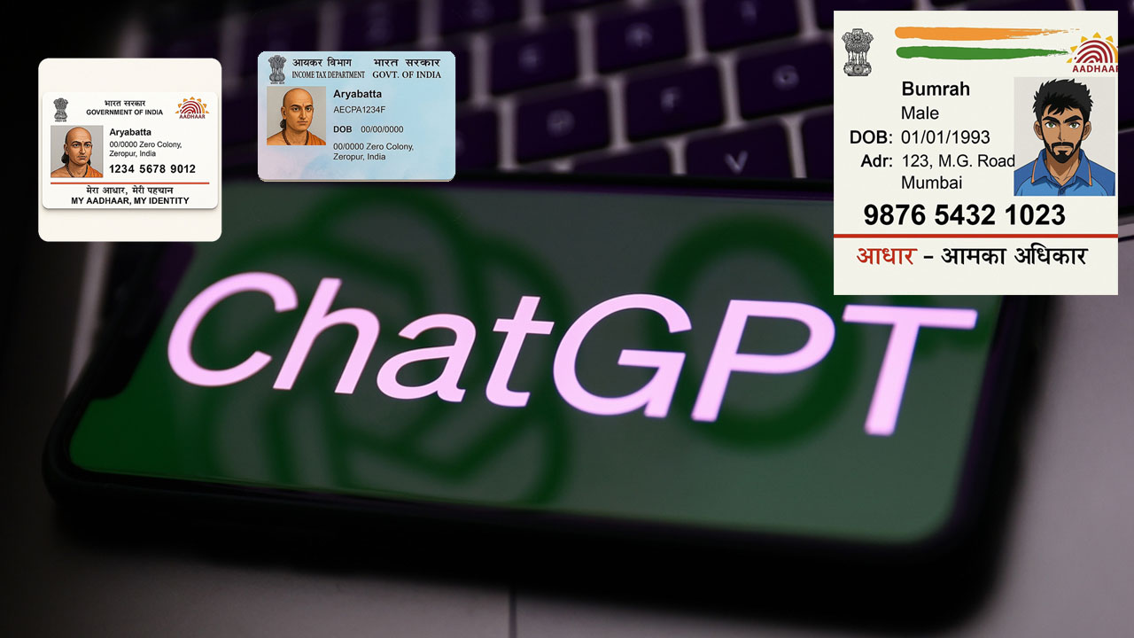 ChatGPT’s Image Tool Used to Generate Aadhaar and PAN Cards, Privacy and Misuse Concerns Mount