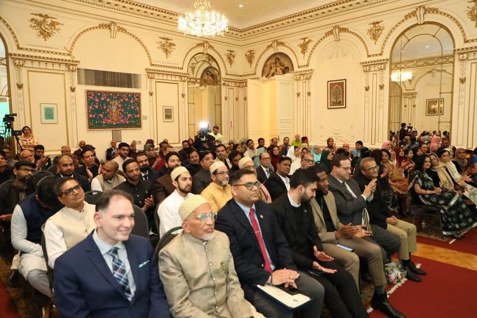 A full house attended the **Eid Celebration at the Indian Consulate**, demonstrating strong community spirit and unity despite the weather. Photo: CGI