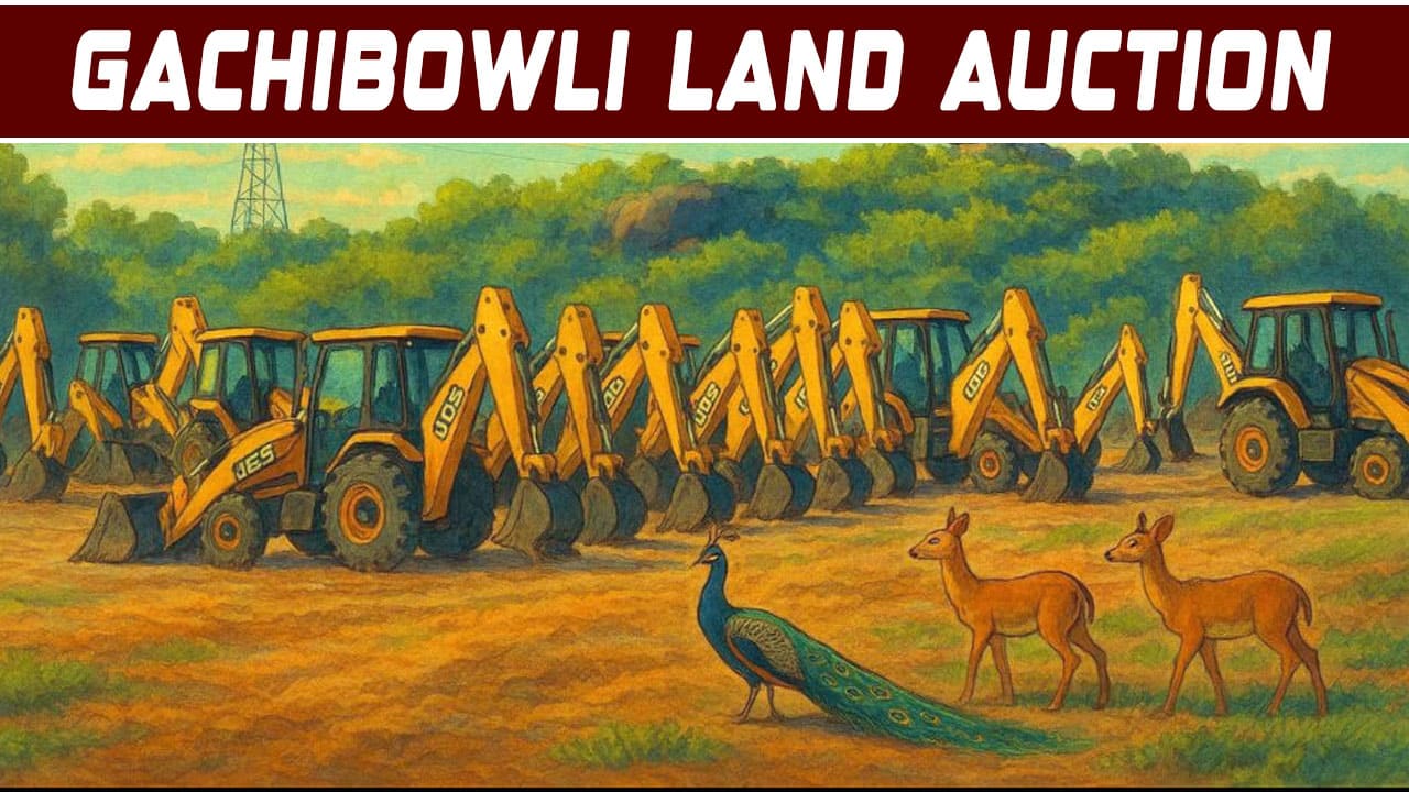 Hyderabad: Kancha Gachibowli Land Auction Sparks Backlash as ‘SAVE HCU’ Campaign Floods Social Media