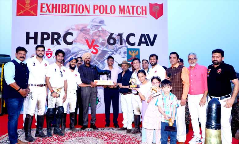 HPRC Triumphs Over 61 Cavalry in Exhibition Polo Match at Secunderabad