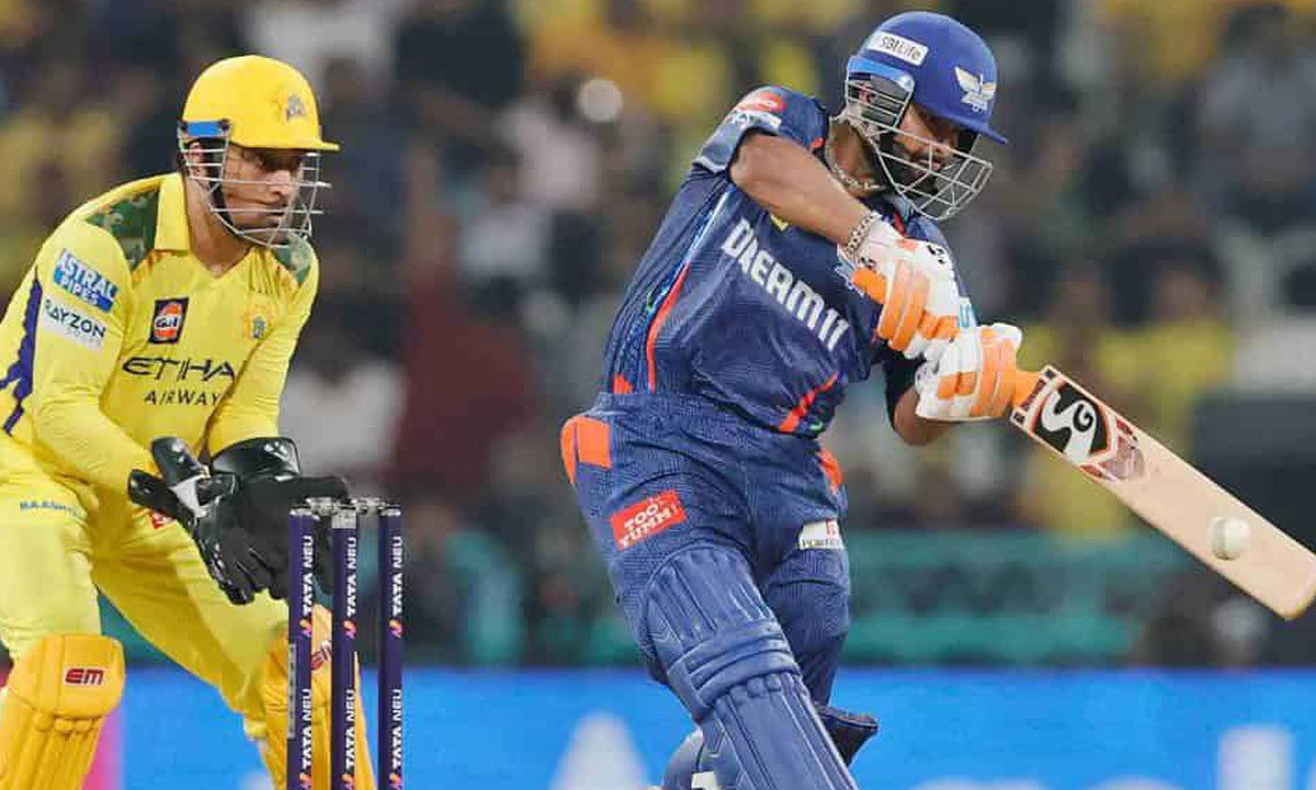 Rishabh Pant’s Fifty Guides LSG to 166/7 Against CSK in IPL 2025 Clash
