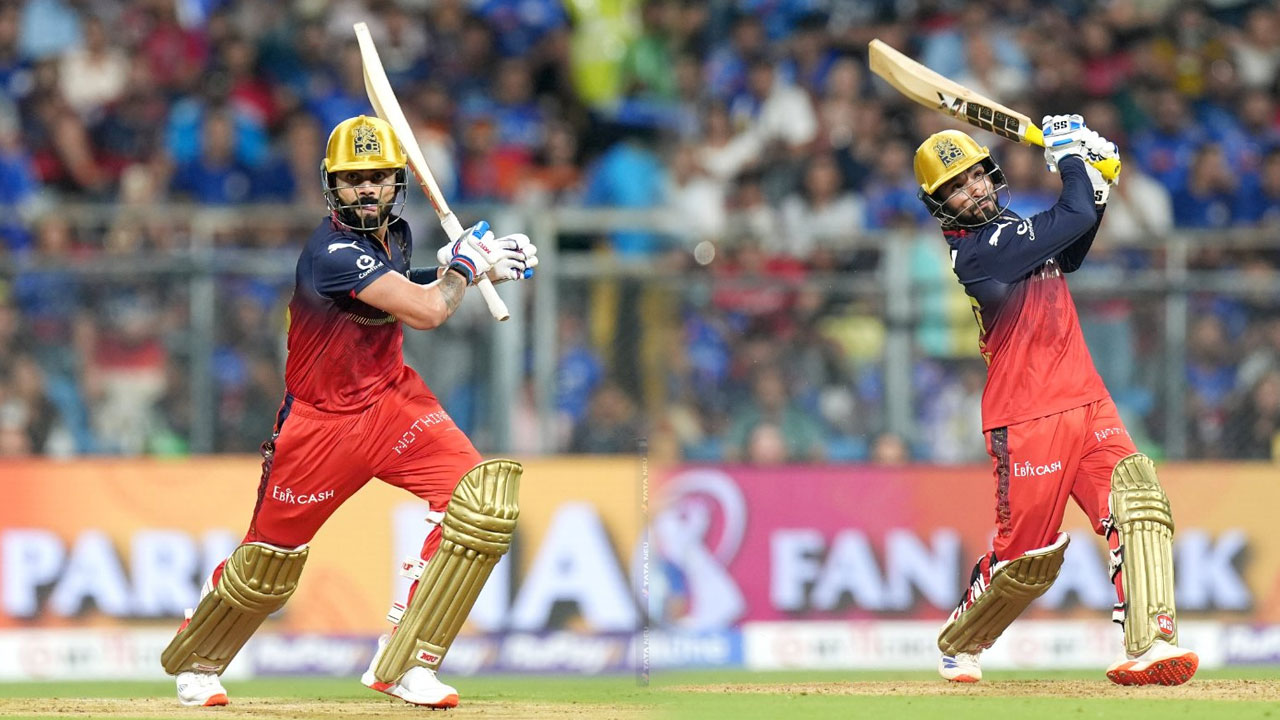 Patidar and Kohli Fire RCB to 221/5 Against Mumbai Indians