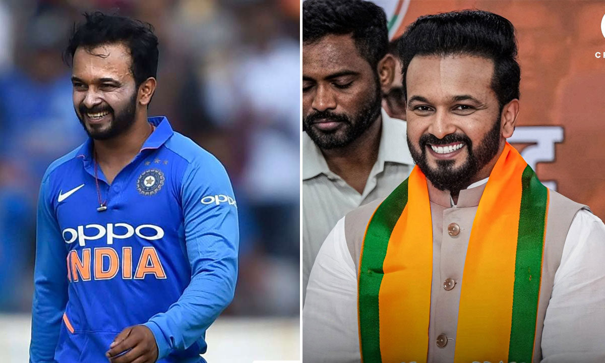 Former Cricketer Kedar Jadhav Joins BJP, Begins New Innings in Politics