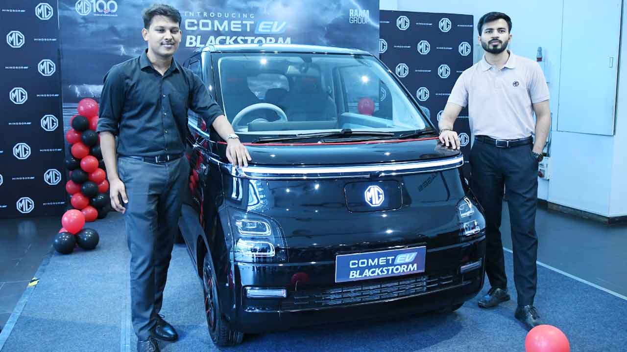 MG Launches Comet BLACKSTORM in Hyderabad: Bold Looks, Smarter Drive