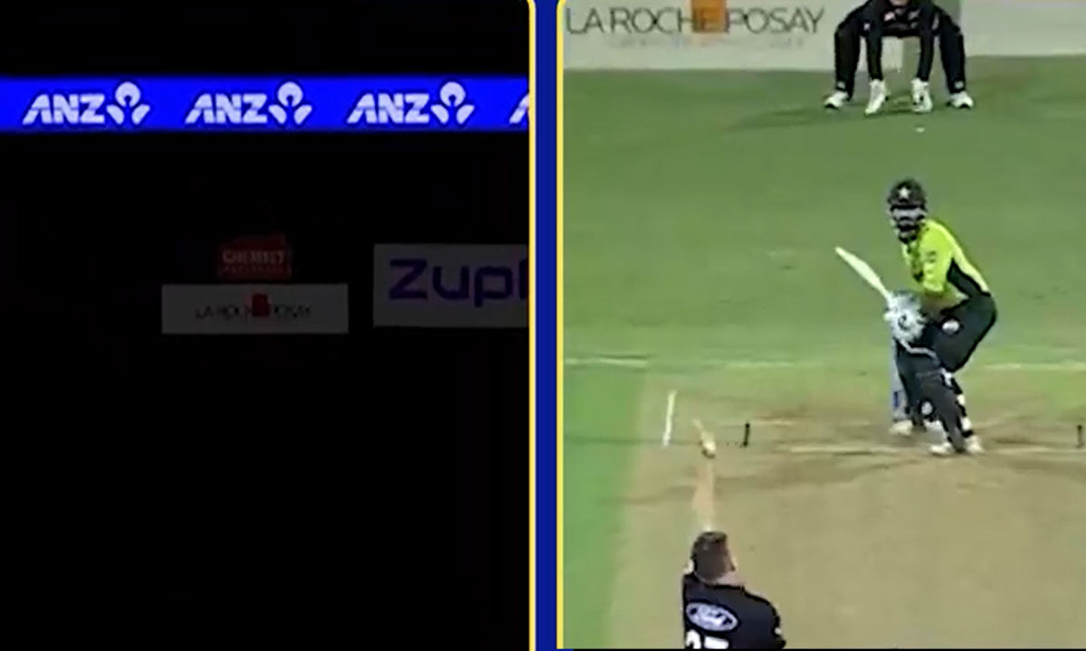 Watch: Power Outage Halts Play During 3rd ODI Between Pakistan and New Zealand at Bay Oval
