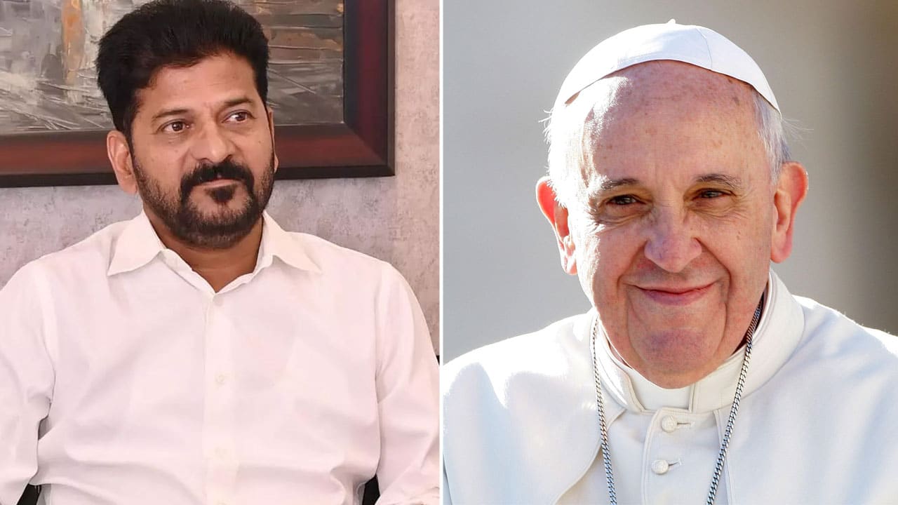 Telangana CM Revanth Reddy Mourns Pope Francis’ Demise, Hails His Global Legacy