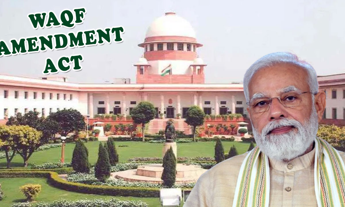 Supreme Court Directs Centre to File Response in Waqf Act Case Within a Week