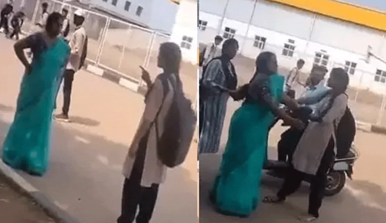 Viral Video: Is This the Respect for Teachers? Student Tries to Hit Lecturer with Slipper — Here’s Why
