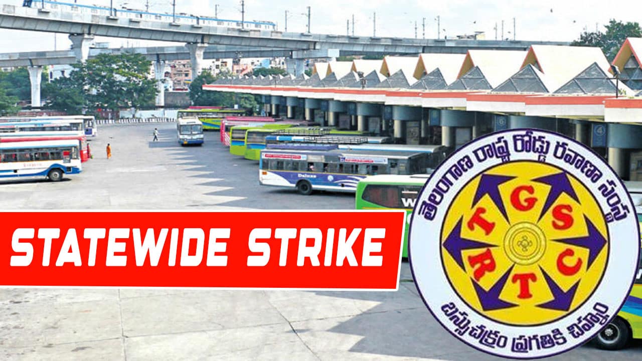 Telangana RTC Workers Announce Indefinite Strike, Major Disruptions Expected