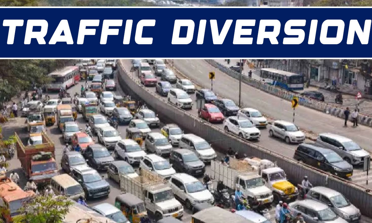 Traffic Diversions in Hyderabad on April 19 for AIMIM Public Meeting at Darussalam