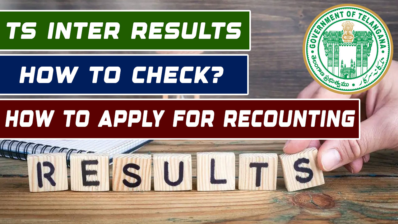 Telangana Inter Results 2025: Date Announced, How to Check, Apply for Recounting, and Other Key Details