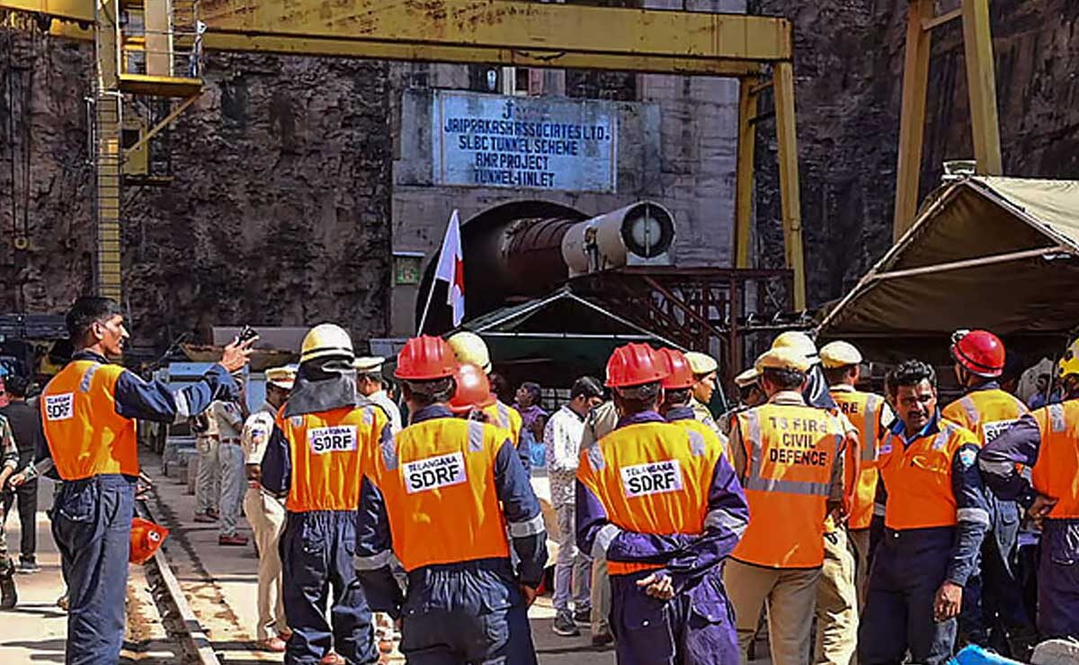 SLBC Tunnel Rescue Operations Intensify in Telangana After Tragic Accident