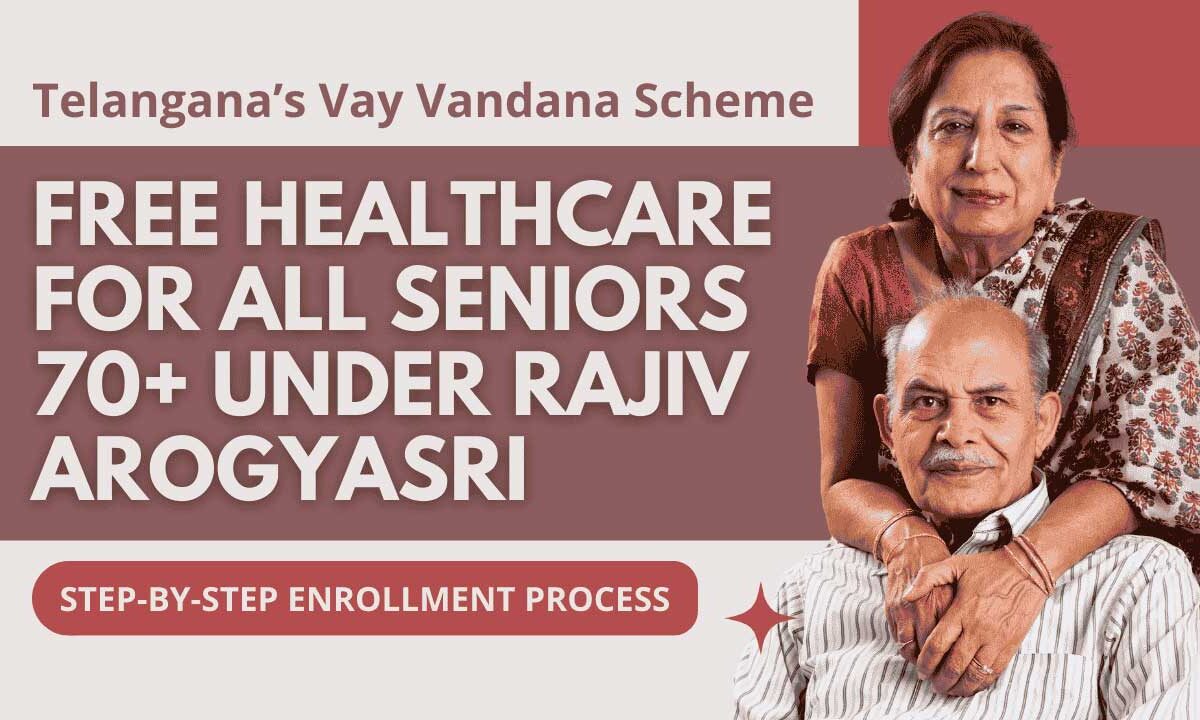 Senior citizens in Telangana can now avail free healthcare under the Vay Vandana Scheme.