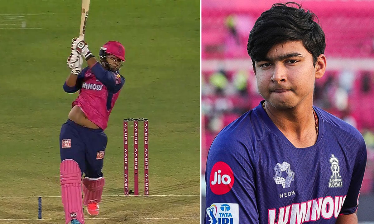 14-Year-Old Vaibhav Suryavanshi Makes Dream IPL Debut with First-Ball Six