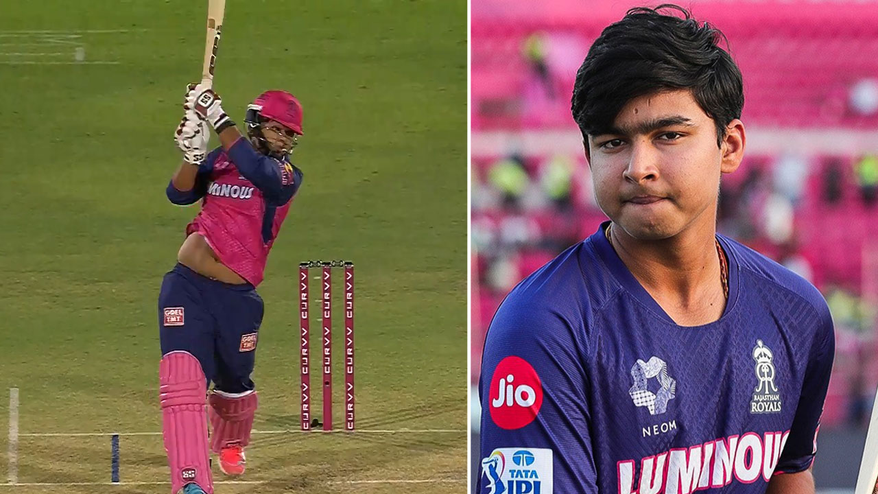 14-Year-Old Vaibhav Suryavanshi Makes Dream IPL Debut with First-Ball Six