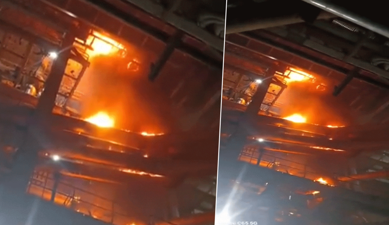 Fire Accident at Yadadri Thermal Power Plant in Nalgonda District
