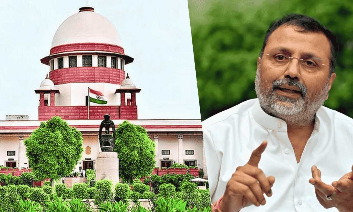BJP MP Nishikant Dubey faces criminal contempt action for remarks against the Supreme Court of India and CJI Sanjiv Khanna.
