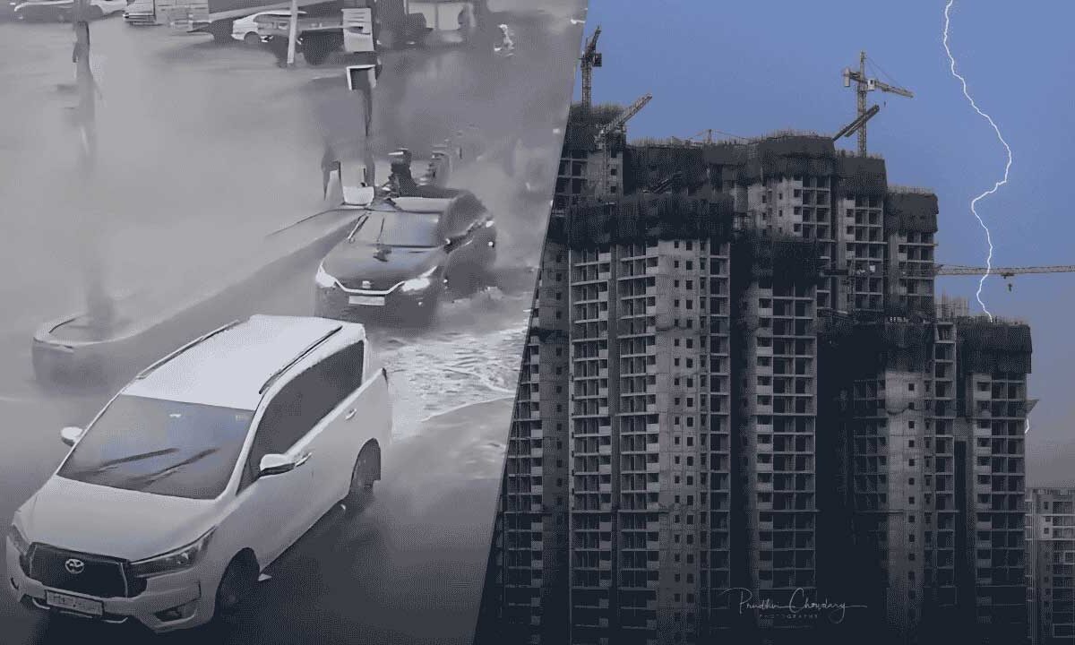 Heavy rains in Hyderabad trigger traffic disruptions and waterlogging as IMD issues Orange Alert for Telangana.