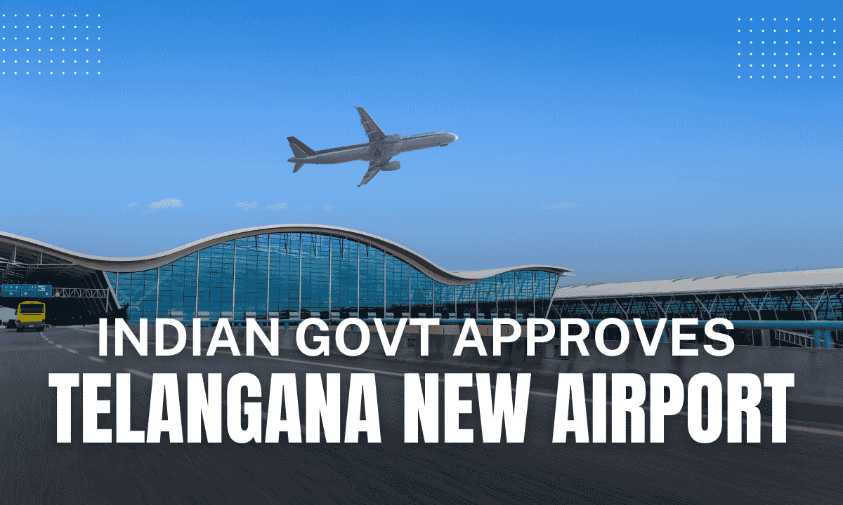 Indian Government approves another airport in Telangana, with Adilabad poised to enhance regional connectivity and economic prospects.