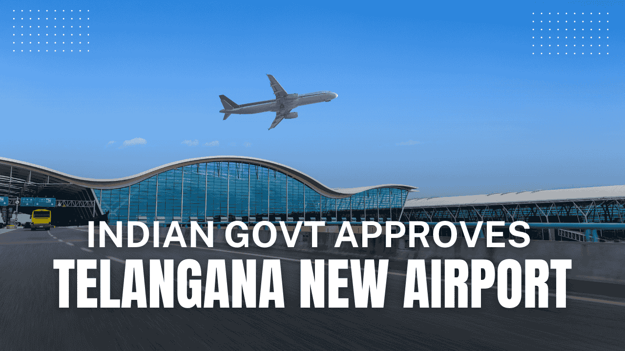 Indian Government approves another airport in Telangana, with Adilabad poised to enhance regional connectivity and economic prospects.