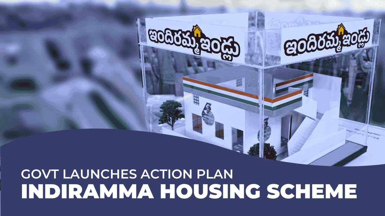 Officials outlining the detailed action plan for Indiramma Housing Scheme beneficiary identification by Telangana Government.