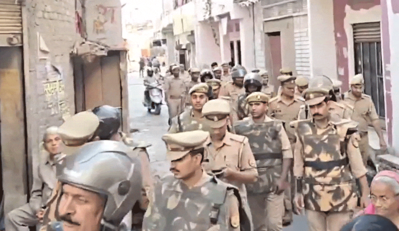 Security Tightened in Muzaffarnagar Following Introduction of Waqf Bill in Lok Sabha