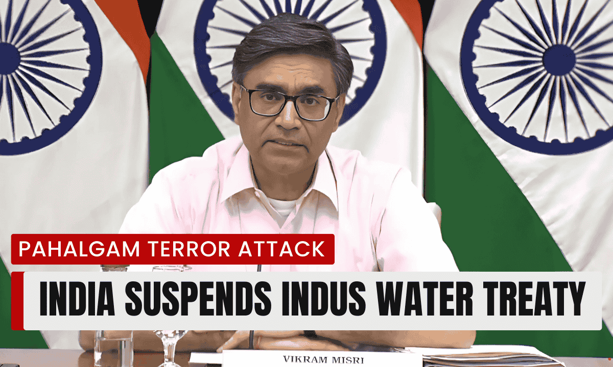 Following the deadly Pahalgam terror attack, India has suspended the Indus Water Treaty and ordered all Pakistan nationals to leave India within 48 hours.