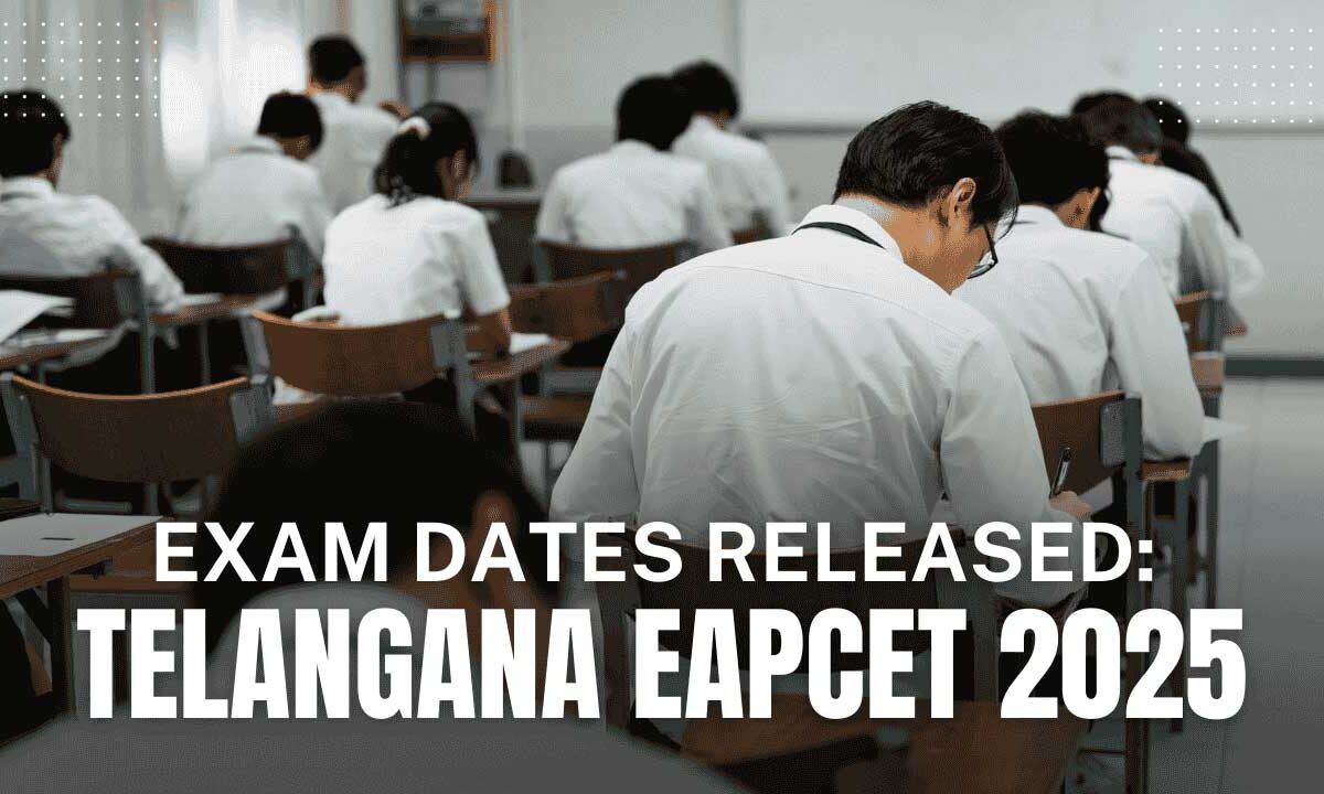 TS EAPCET 2025 Exam Dates Released. Admit Card Available from April 19 – Download Steps and Exam Guidelines.