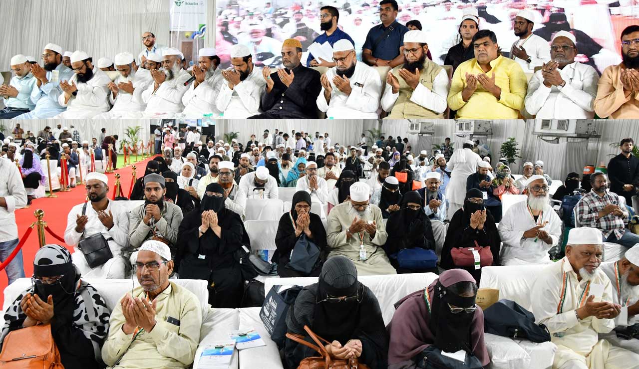 Hyderabad: 289 Pilgrims Depart in 7th Batch of Haj 2025 from Haj House