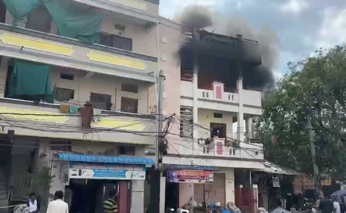 Shoe Warehouse Catches Fire in Hyderabad’s Chatrinaka, No Injuries Reported
