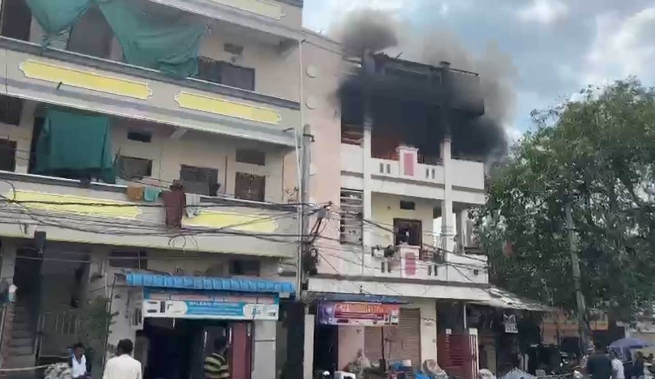 Shoe Warehouse Catches Fire in Hyderabad’s Chatrinaka, No Injuries Reported