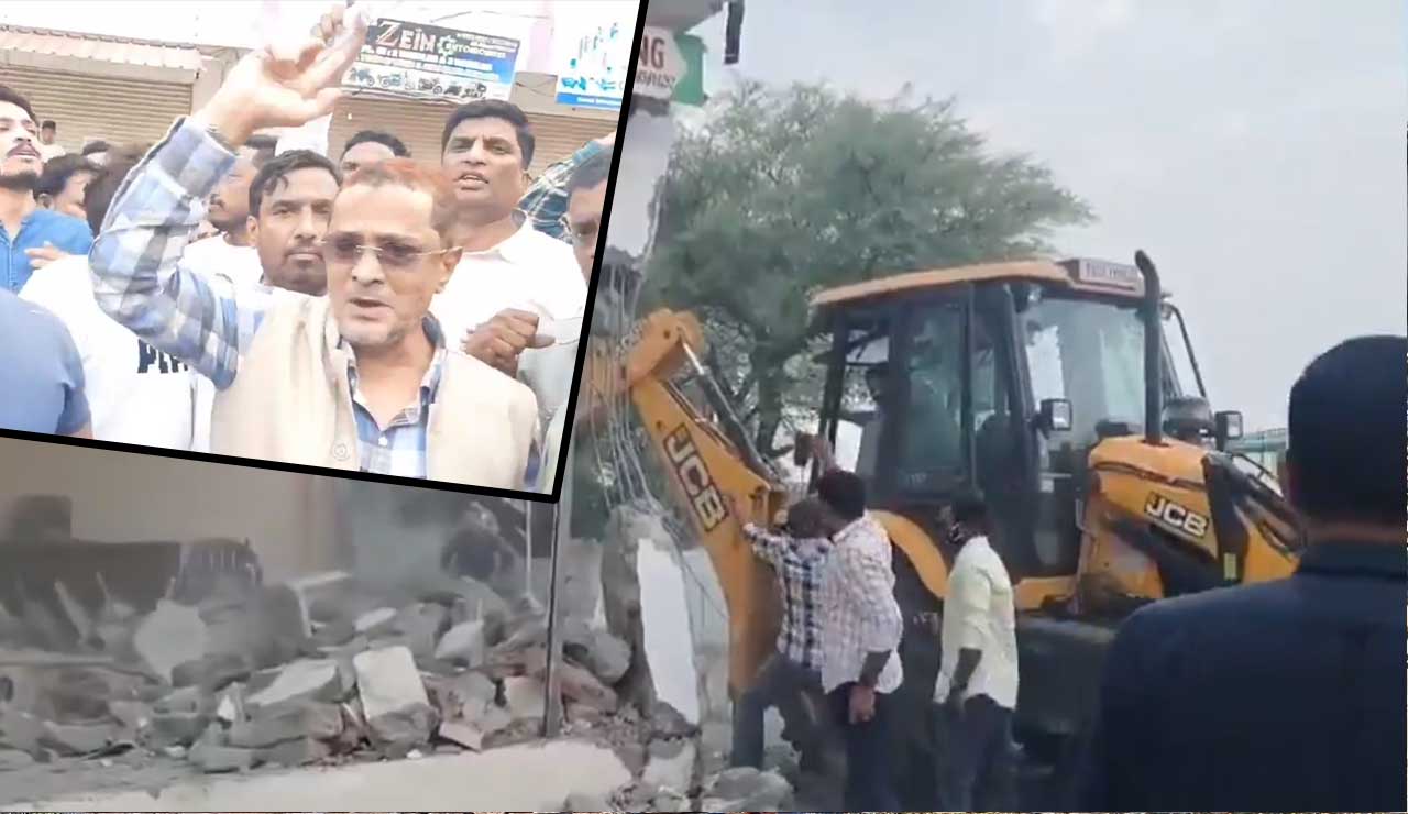 Hyderabad: Tensions Erupt During Old City Demolition Drive, Locals Clash with Police