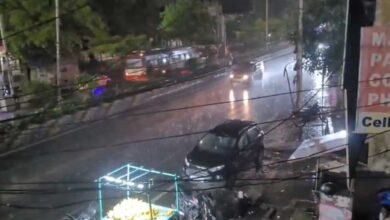 Hyderabad Soaked! Sudden Showers Drench Jubilee Hills to Hi-Tech City