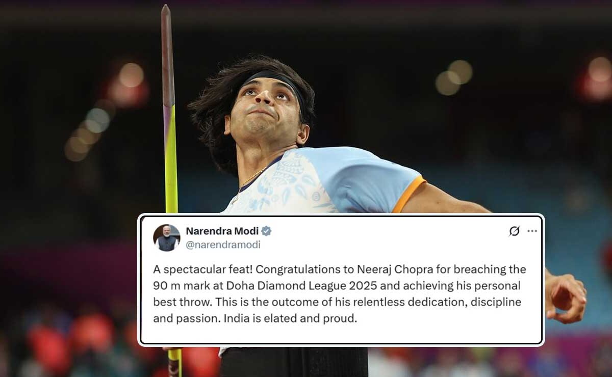 "India Is Elated and Proud": PM Modi Hails Neeraj Chopra’s Historic 90m Throw at Doha Diamond League