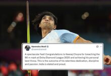 "India Is Elated and Proud": PM Modi Hails Neeraj Chopra’s Historic 90m Throw at Doha Diamond League 2 "India Is Elated and Proud": PM Modi Hails Neeraj Chopra’s Historic 90m Throw at Doha Diamond League