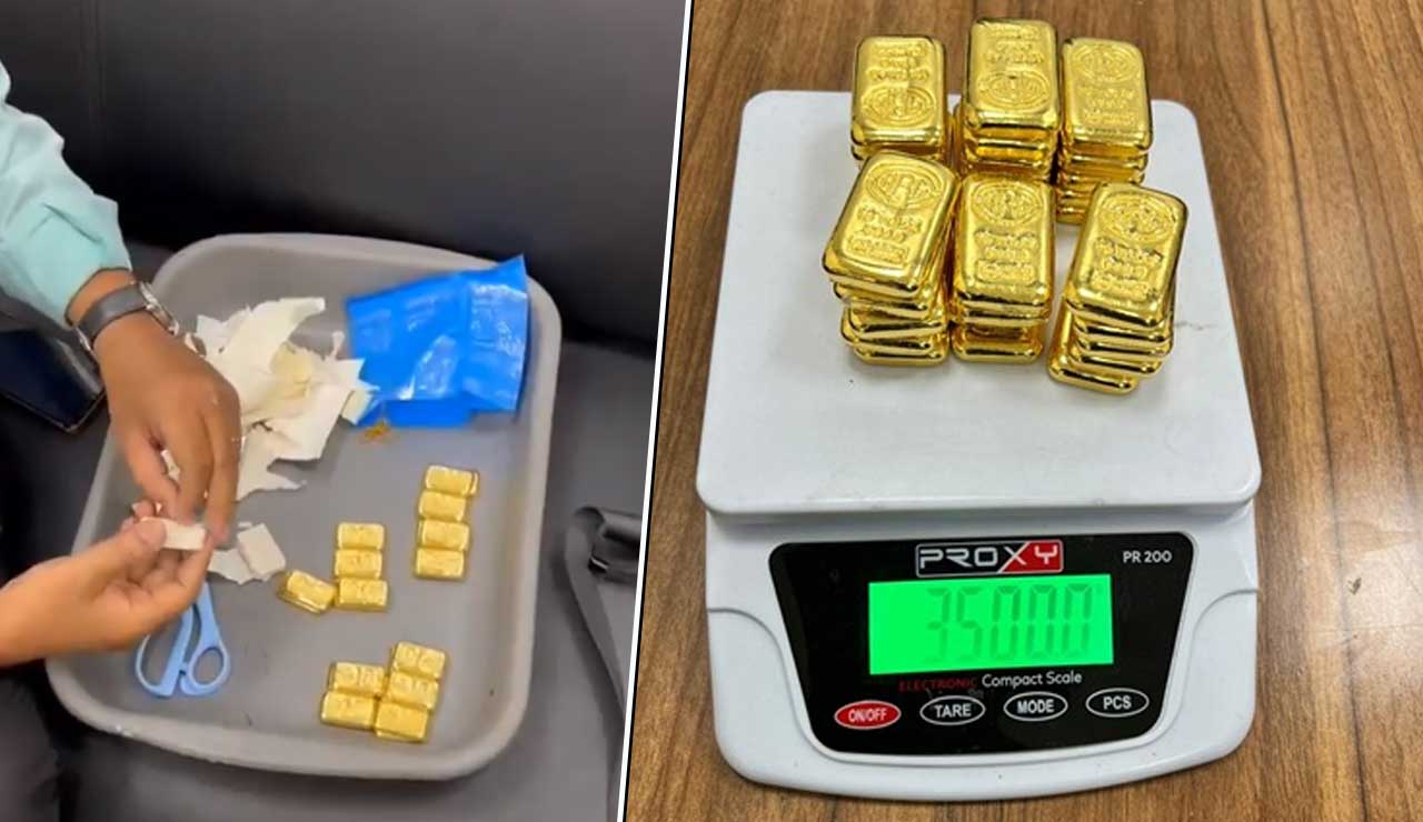 Hyderabad: Gold Smuggling Bid Foiled at RGIA, Passenger from Dubai Nabbed