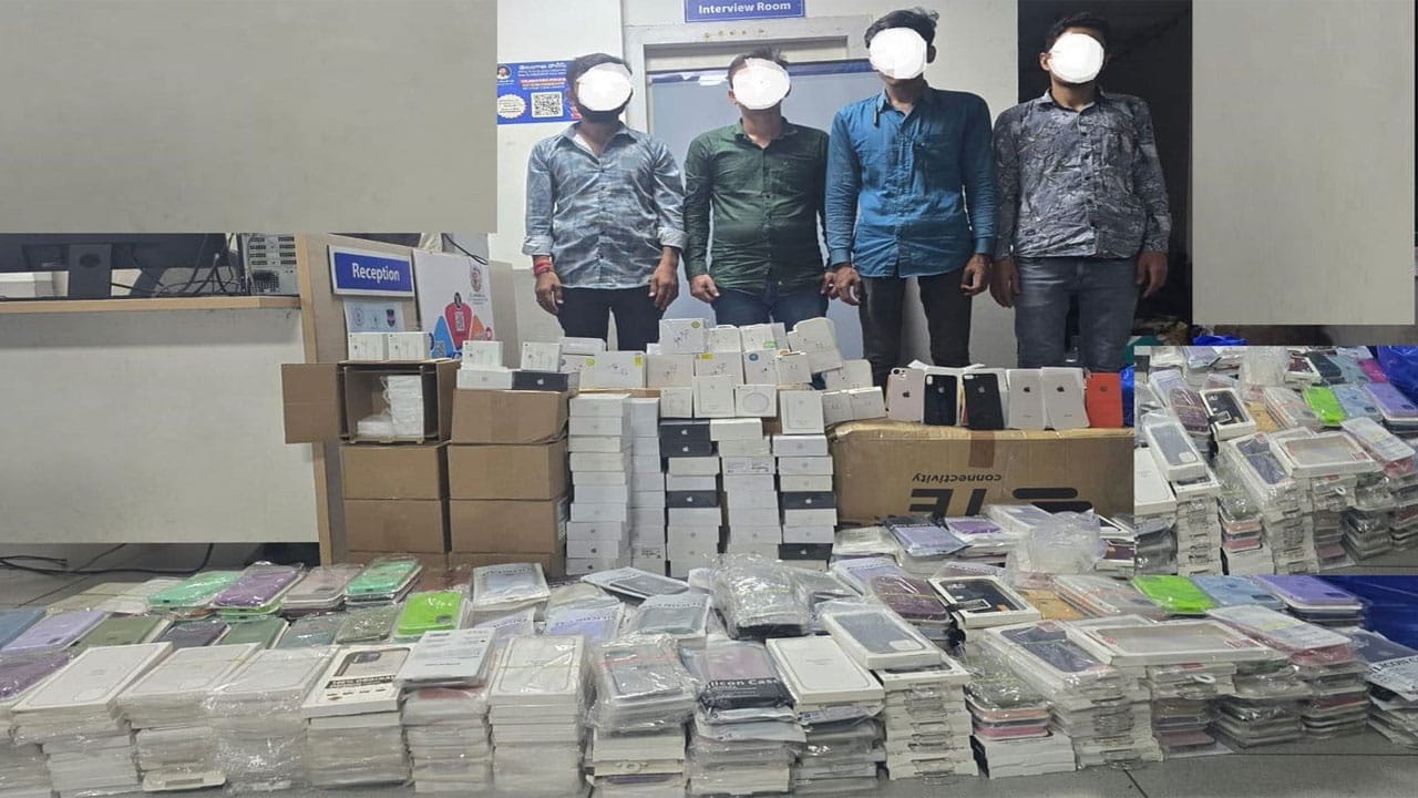 Four Arrested for Selling Fake Apple Accessories Worth Over ₹1.01 Crore in Hyderabad