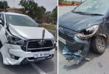 MLA Vakiti Srihari’s Vehicle Hit in Road Mishap Near Shadnagar