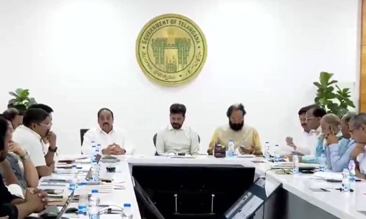 CM Revanth Reddy Holds Emergency Video Conference with Ministers and Collectors on Early Monsoon and Key State Projects