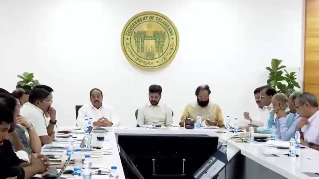 CM Revanth Reddy Holds Emergency Video Conference with Ministers and Collectors on Early Monsoon and Key State Projects