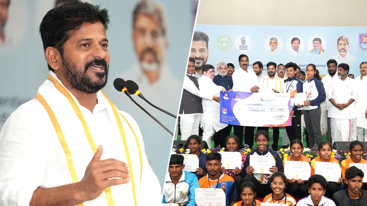 CM Revanth Reddy Motivates Telangana Students, Encourages Role in State's Rebuilding