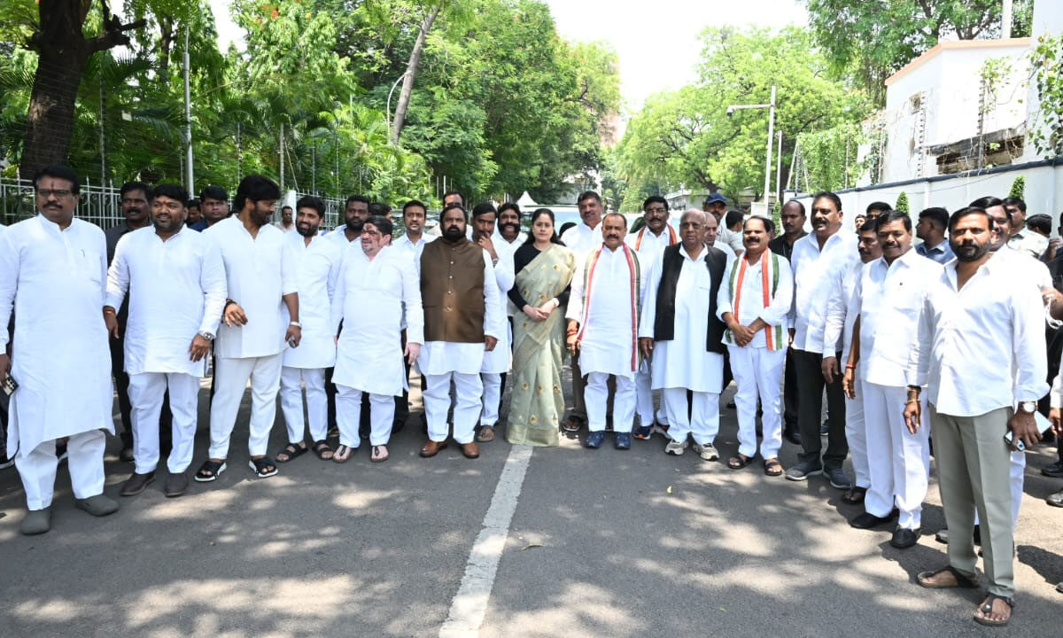 Telangana Congress Leaders Thank Governor for Forwarding 42% BC Quota Bill