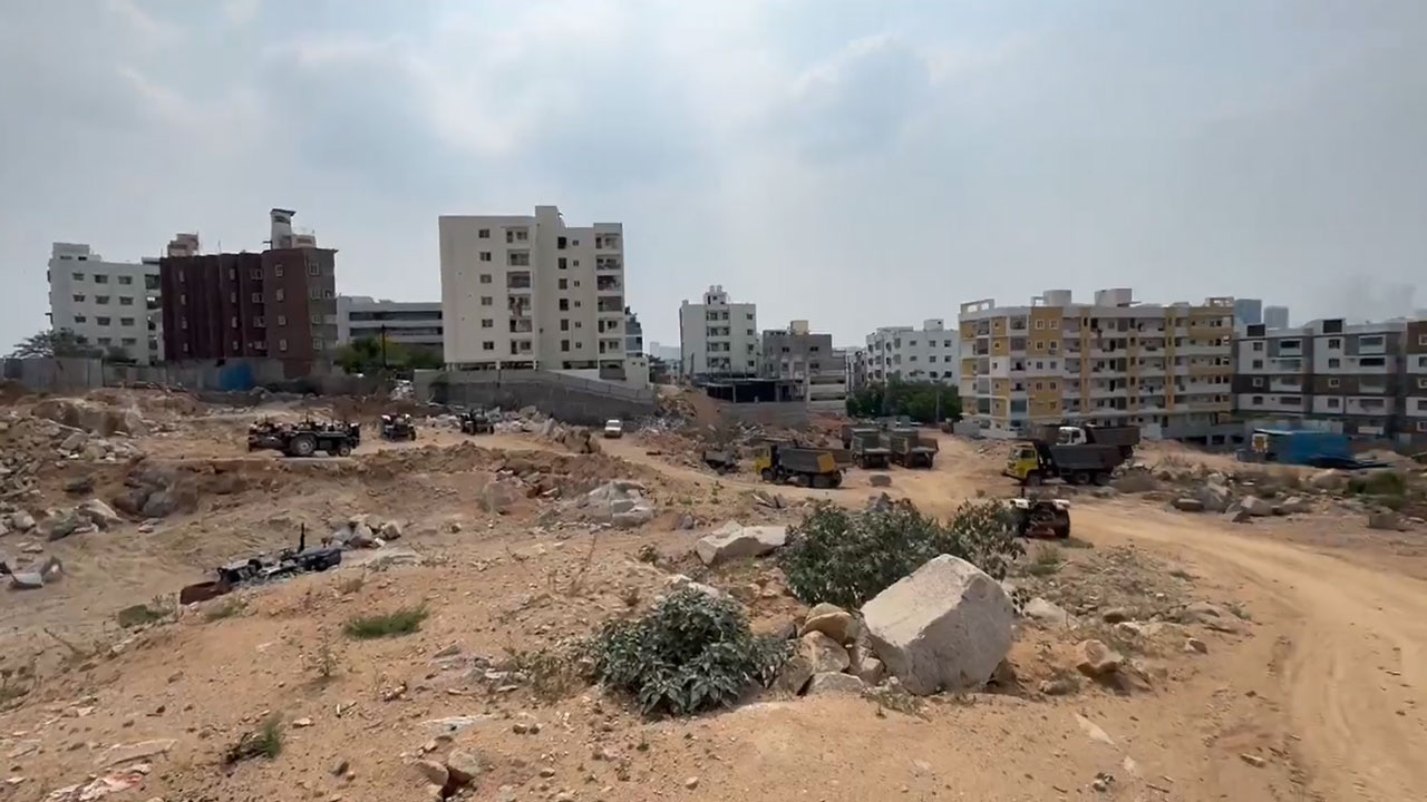 HYDRA Strikes Again: Illegal Constructions Demolished in Puppalaguda’s Dollar Hills