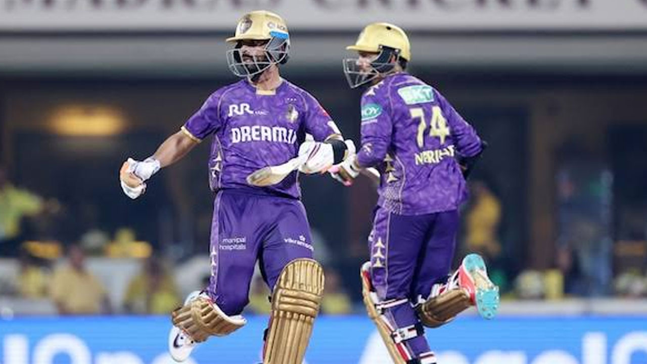 KKR Post 179/6 Against CSK in IPL Clash
