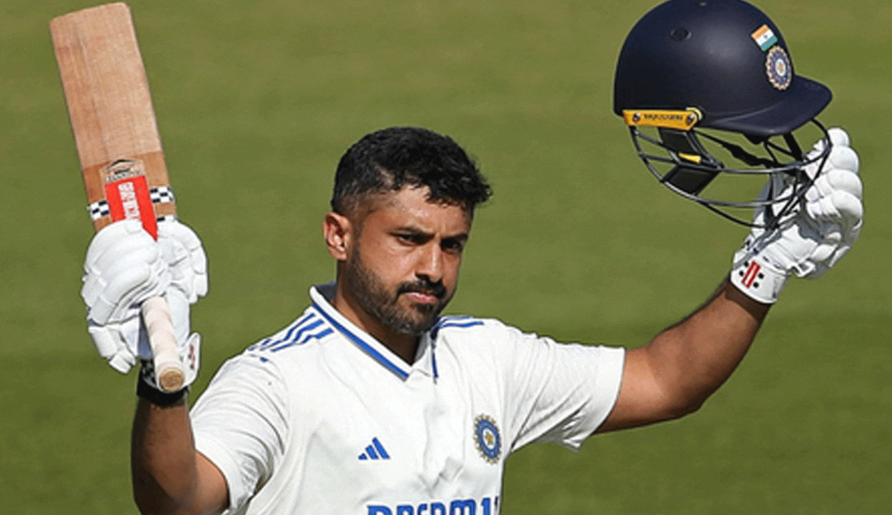Karun Nair boosts case for Test team selection with double ton against England Lions