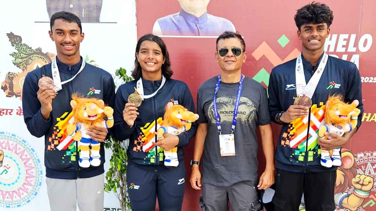 Telangana Swimmers Shine with 2 Gold and 2 Bronze Medals at Khelo India Youth Games 2025