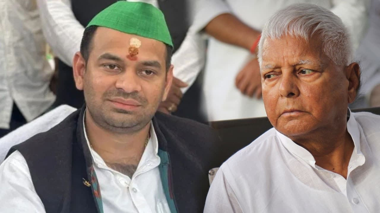 Tej Pratap Yadav Expelled from RJD and Family by Lalu Prasad for ‘Immoral Behaviour’