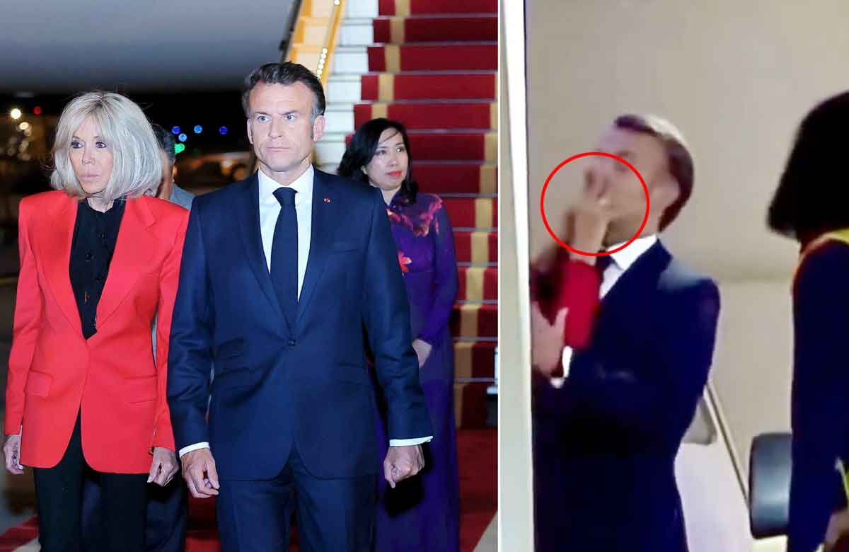 "Shocking Video: Macron Reacts to Wife’s 'Slap' Seen Around the World"